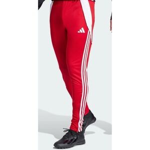 Adidas Tiro 24 Training Pants Men's  Large Red White TEP Core Soccer Gym‎ NWT